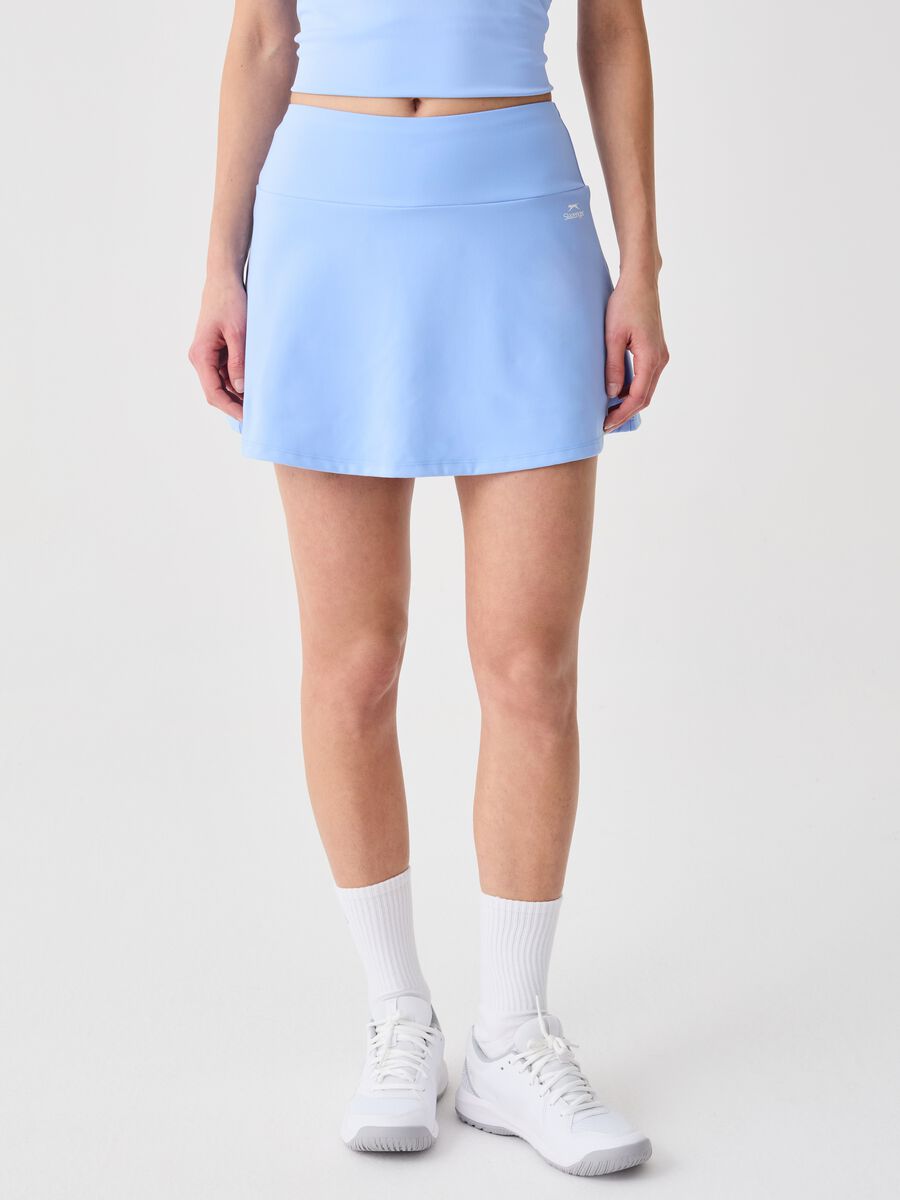 SLAZENGER light blue sports skirt in stretch fabric_1