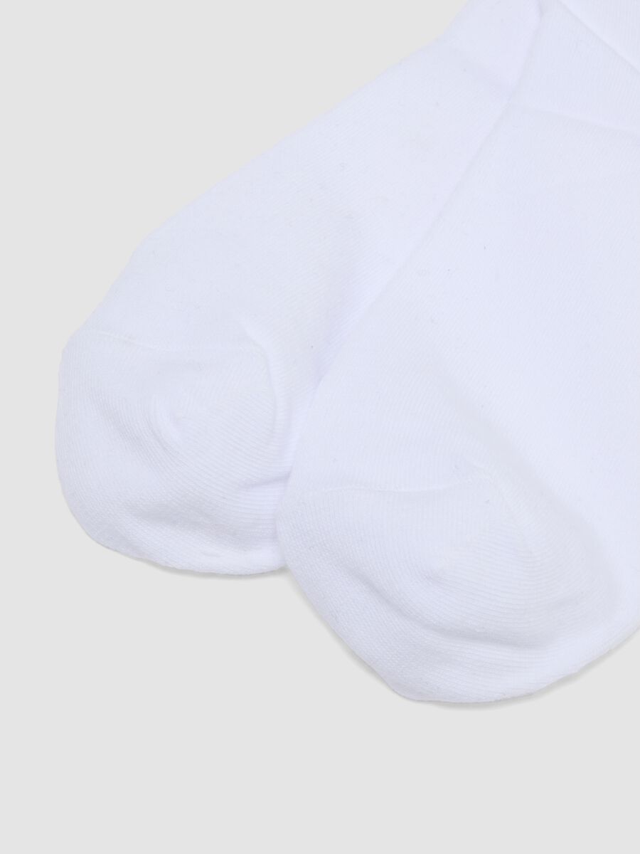 Five-pack of white organic cotton socks_1