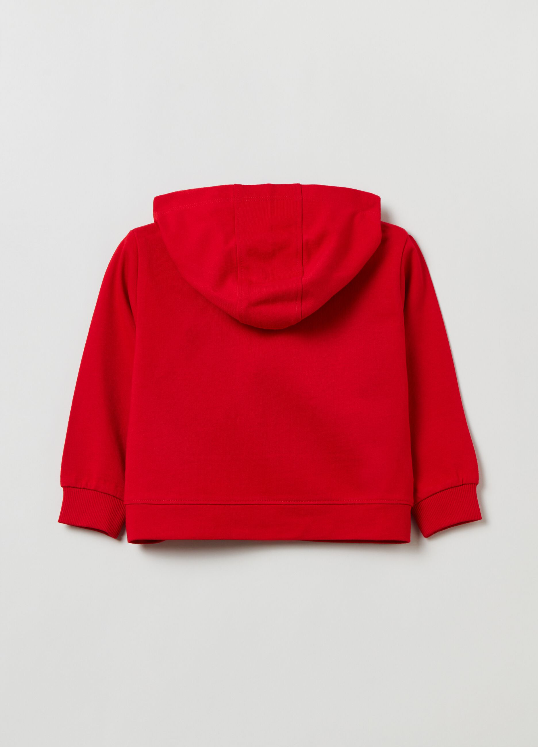 Full-zip in cotone con cappuccio_2