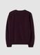 Pullover viola in pura lana a girocollo regular fit_6