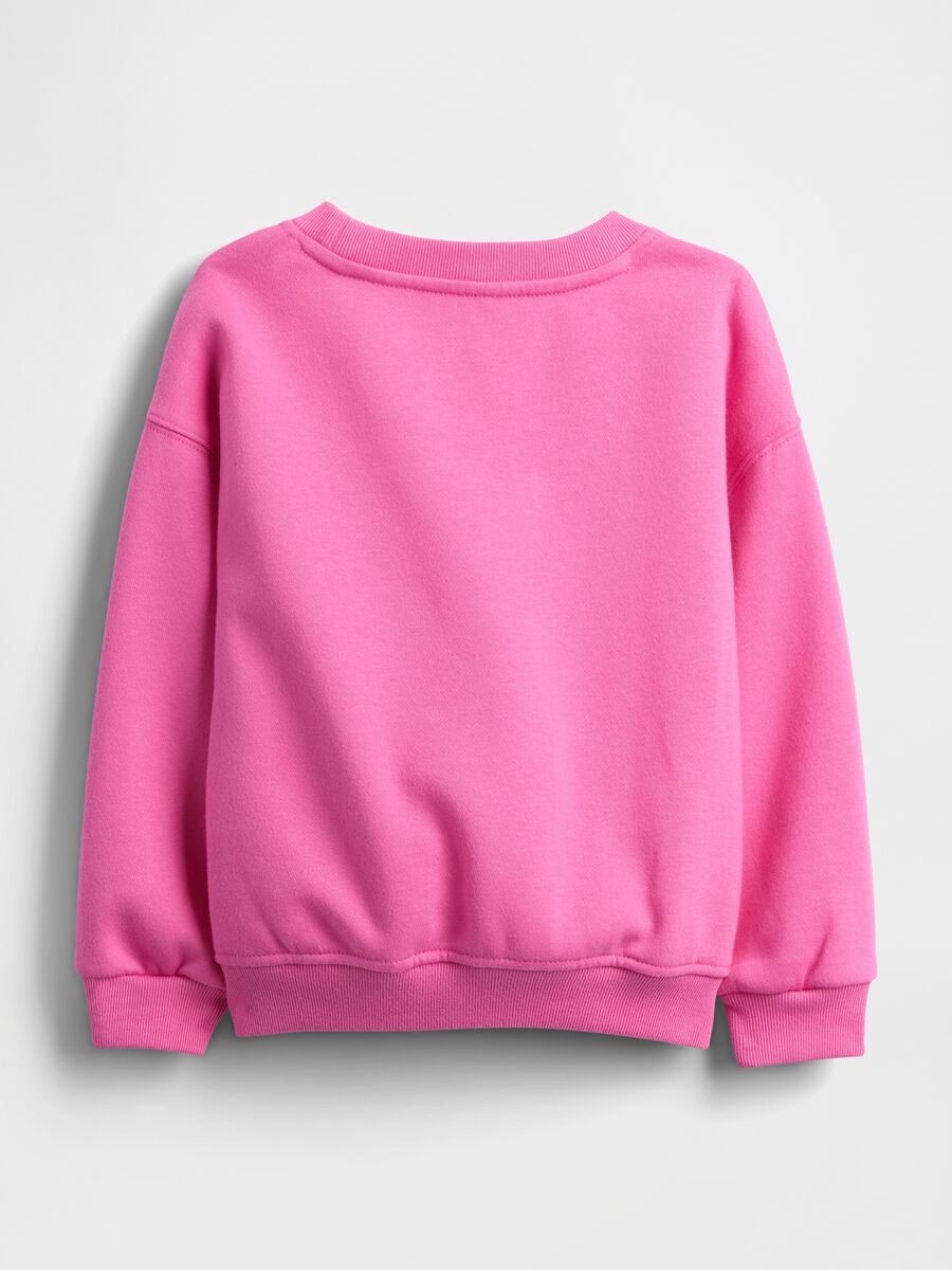 Pink sweatshirt with graphic_1