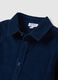 Camicia da bambino in puro cotone blu regular fit_2
