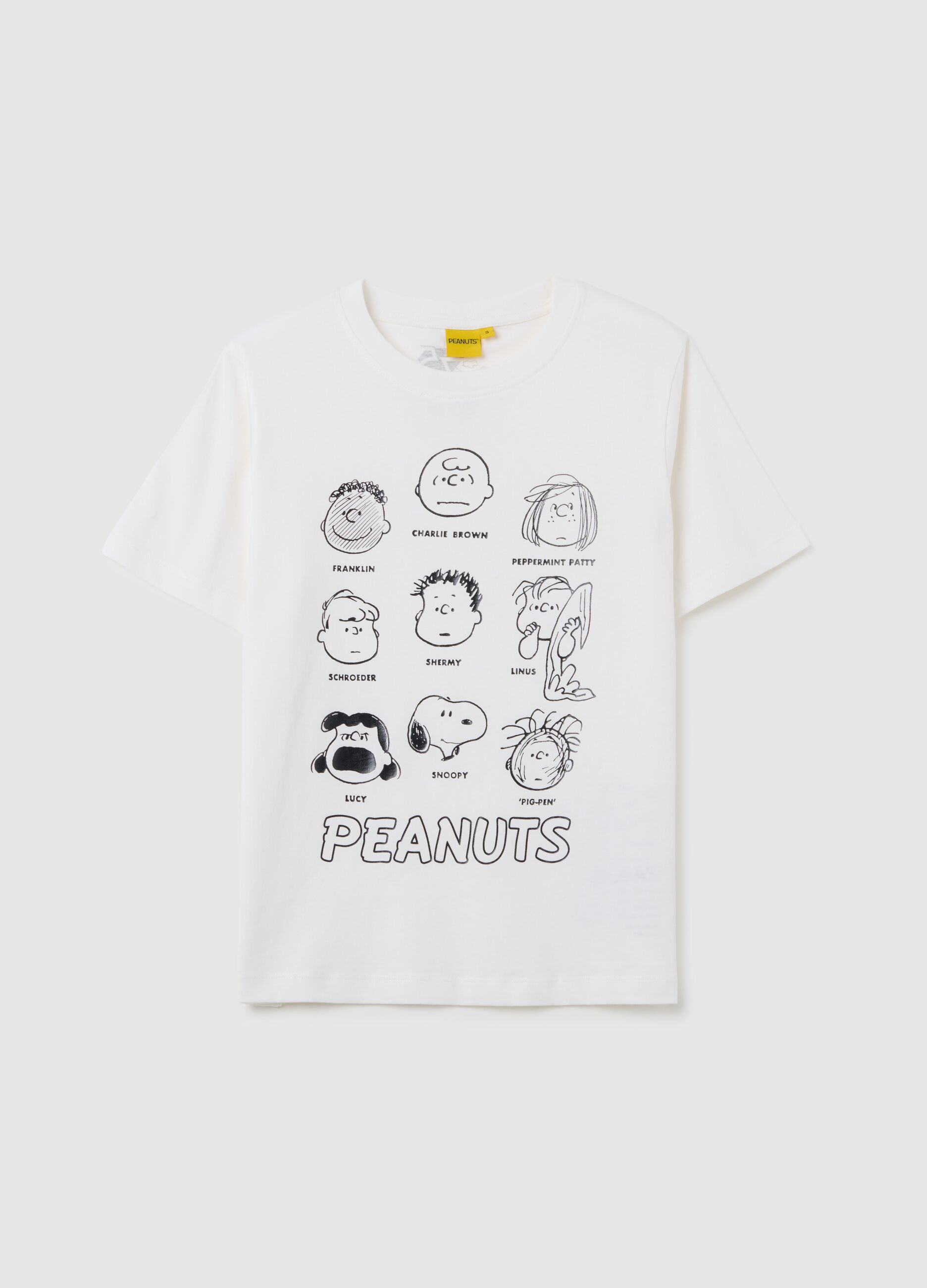 Women's white pure cotton T-shirt regular fit
