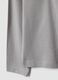 Girls&rsquo; grey organic cotton T-shirt with front print, regular fit_3