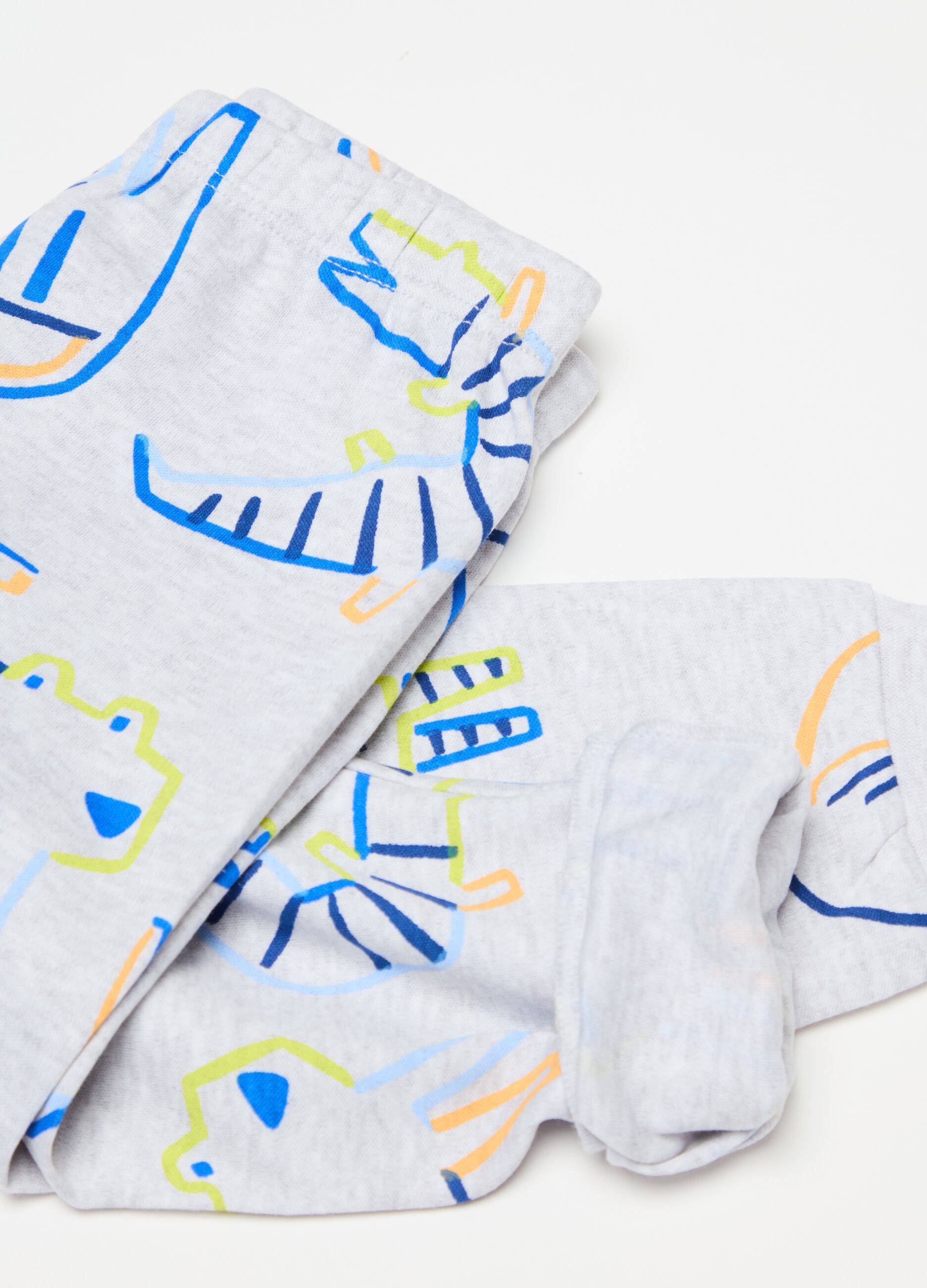 Long pyjamas with animals print