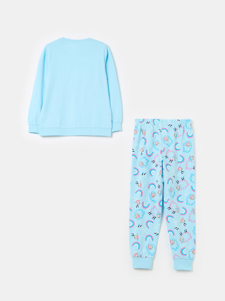 Organic cotton pyjamas with print_1