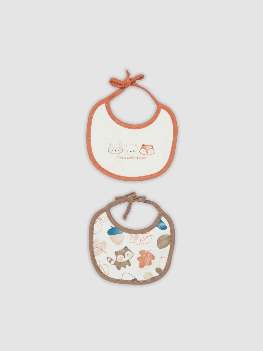 Bipack bavaglini bianchi in puro cotone organico_0