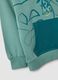 Green oversized pure cotton hoodie for boys_3