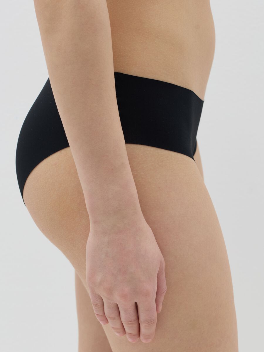 High-rise briefs in stretch microfibre_3