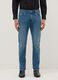 Slim Fit Blue Denim Cotton Jeans_1