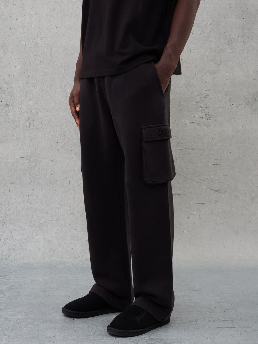 Cargo Sweatpants Black_3