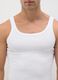 Men's White Pure Cotton Vest_1