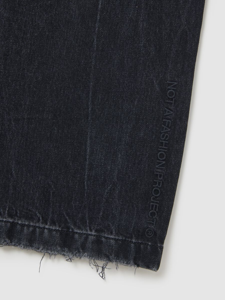 Bootcut Denim Washed Black_9