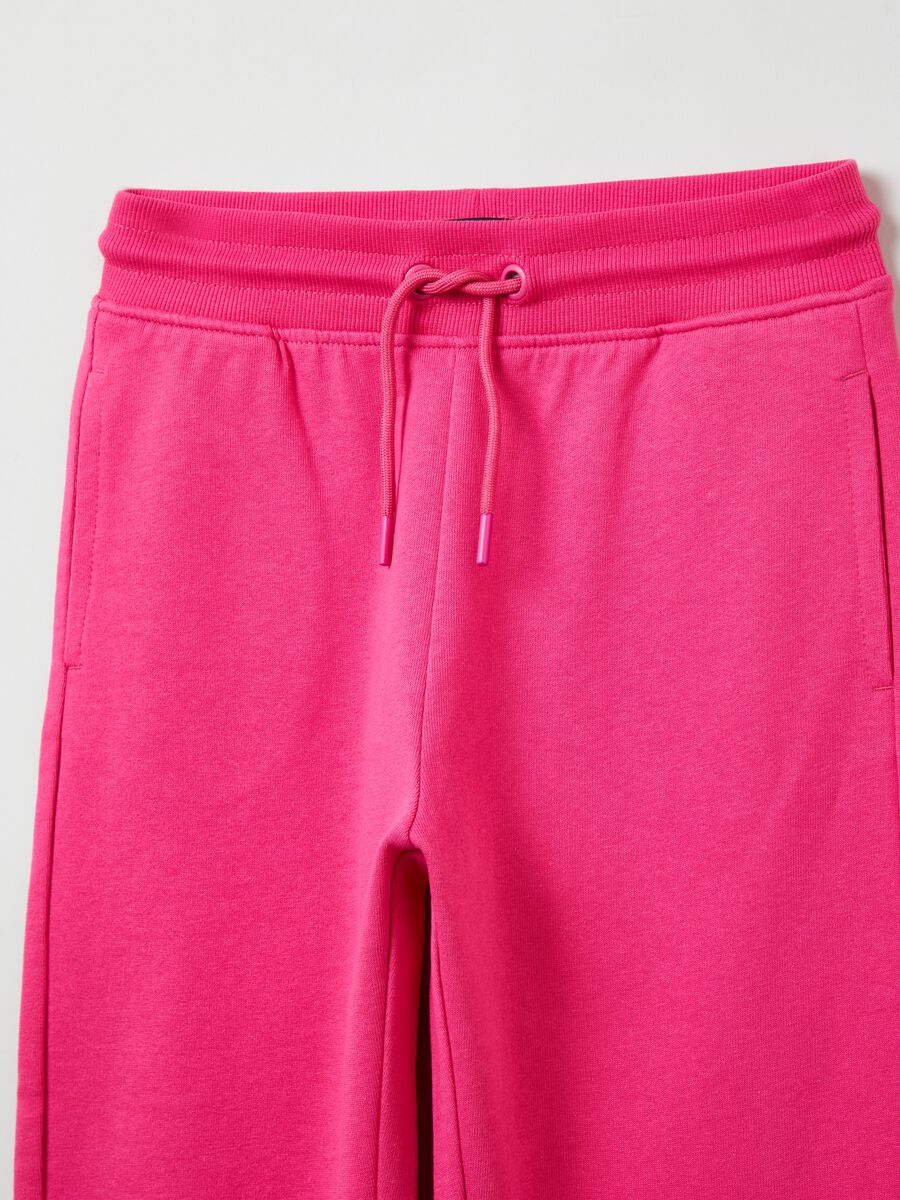 Joggers in felpa con coulisse _2