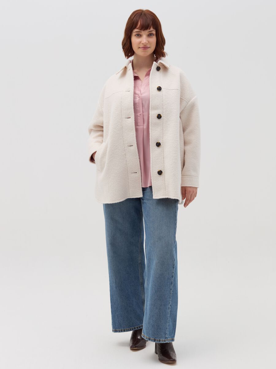 Curvy oversized single-breasted coat_1