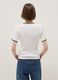 White viscose blend t-shirt regular fit with perforated details_3