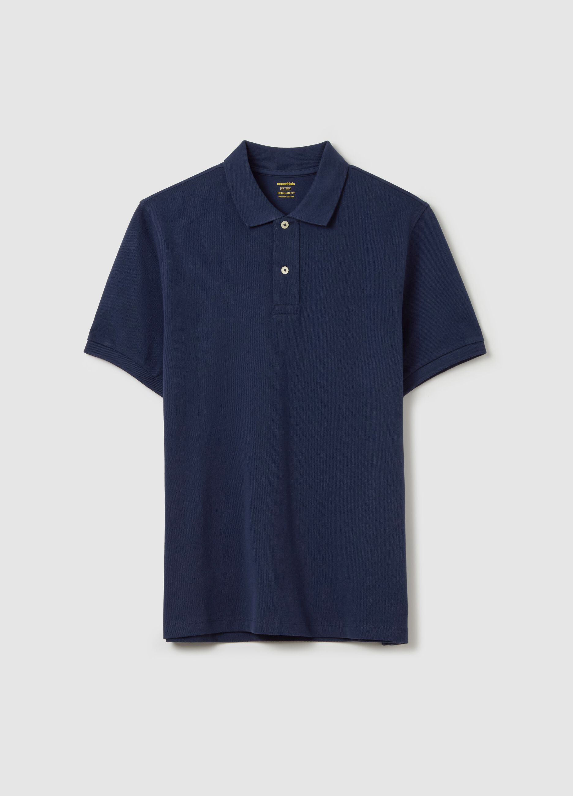 Polo shirt in organic cotton piquet