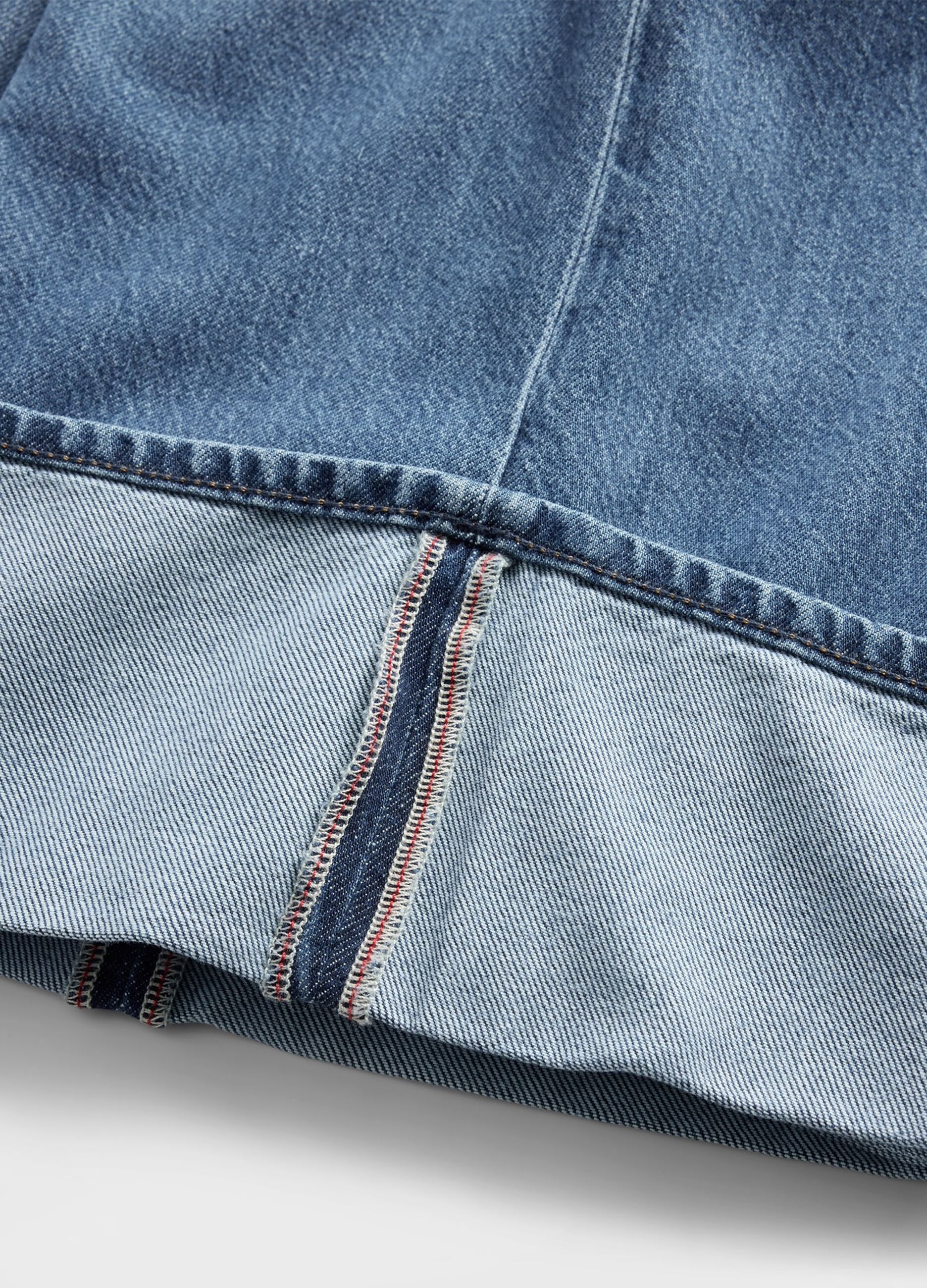 Wide Leg Cotton and Lyocell Blend Jeans by Gap