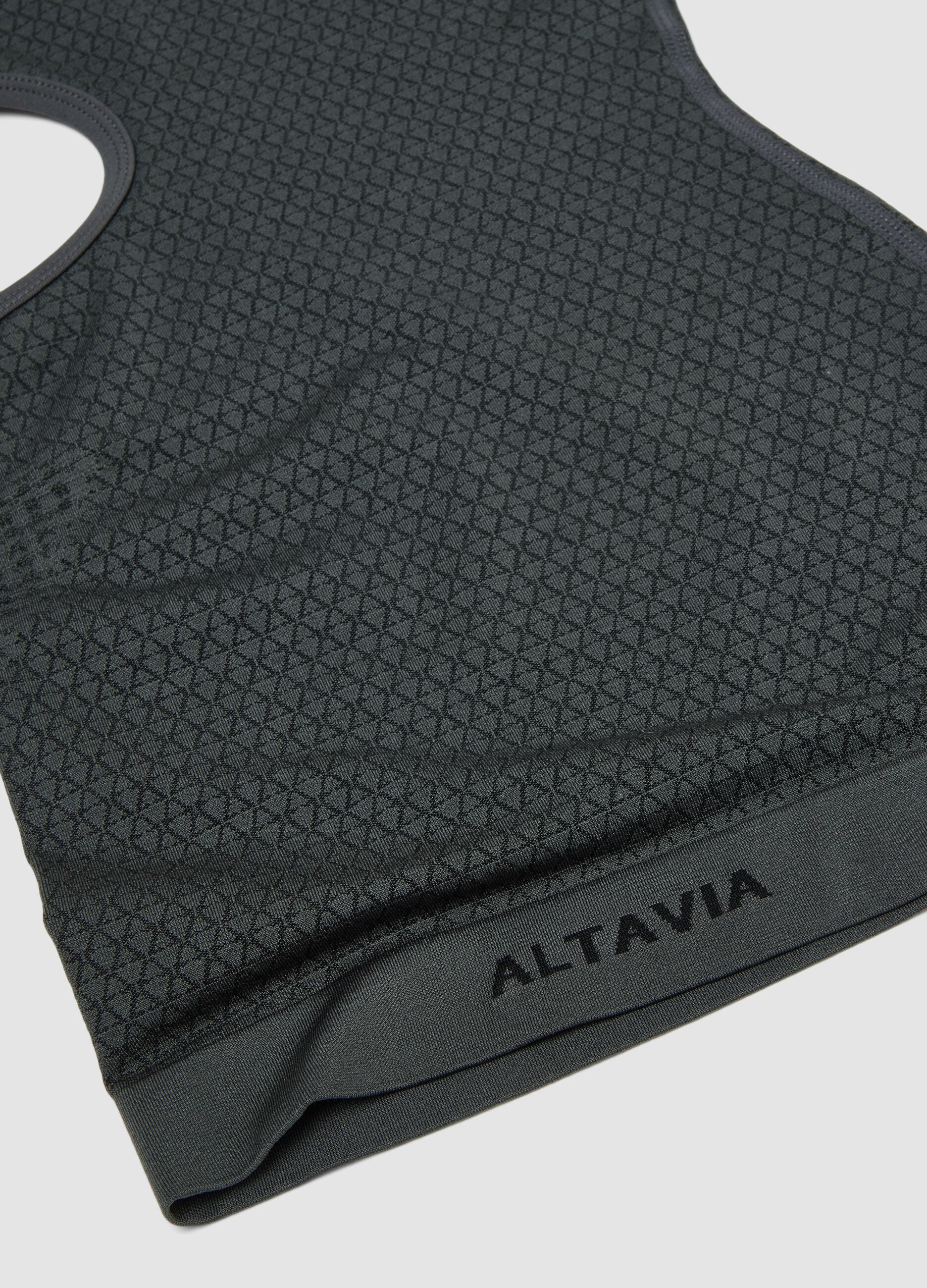 Balaclava grigio in tessuto elasticizzato ALTAVIA WITH DEBORAH COMPAGNONI