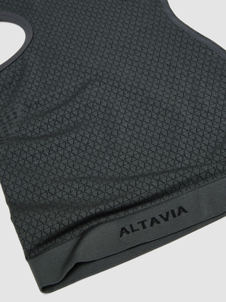 Grey stretch-fabric balaclava ALTAVIA WITH DEBORAH COMPAGNONI_1
