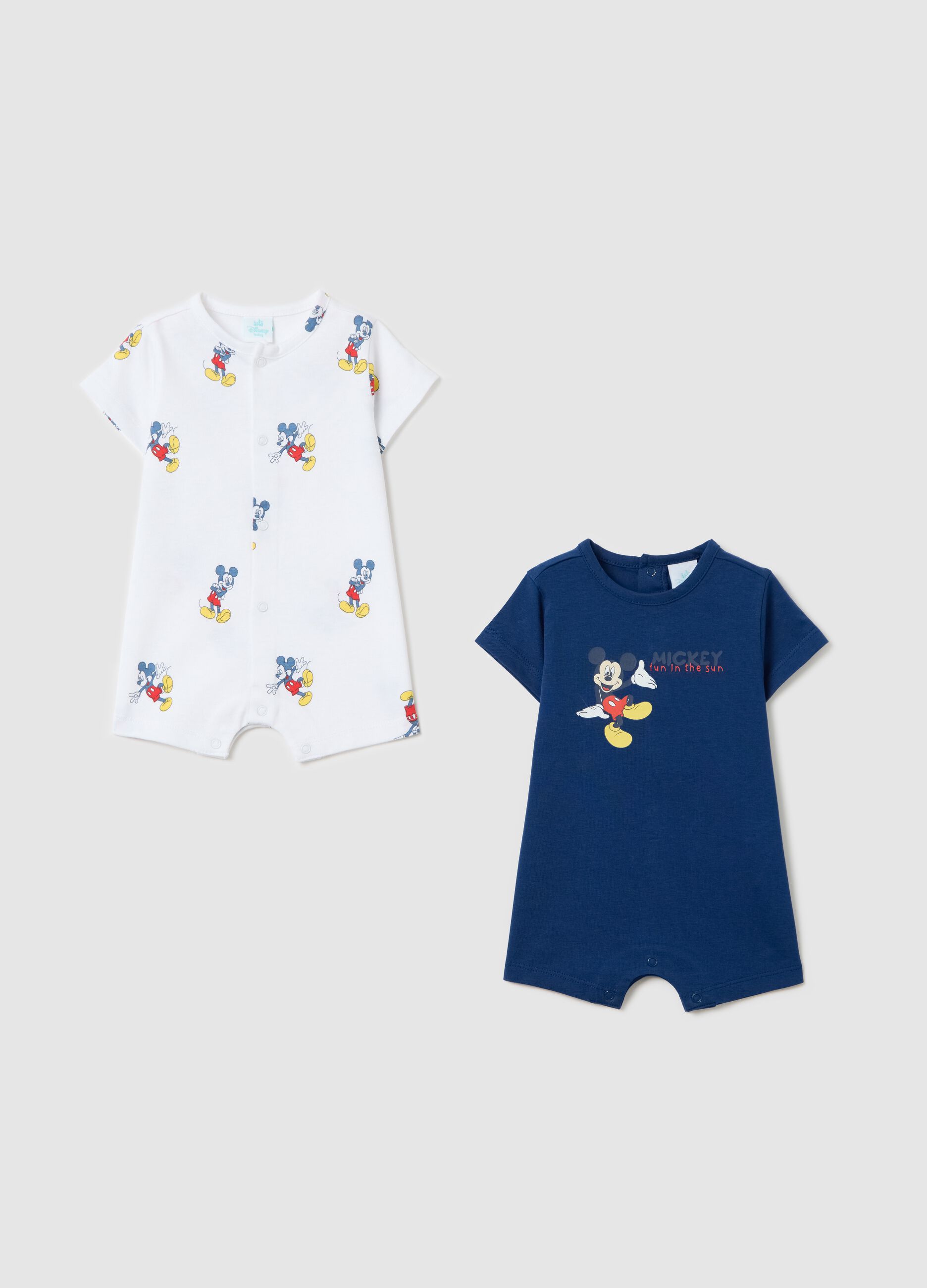 Disney Baby Rompers in Pure Cotton