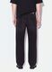 Black denim wide-leg jeans in pure cotton_2