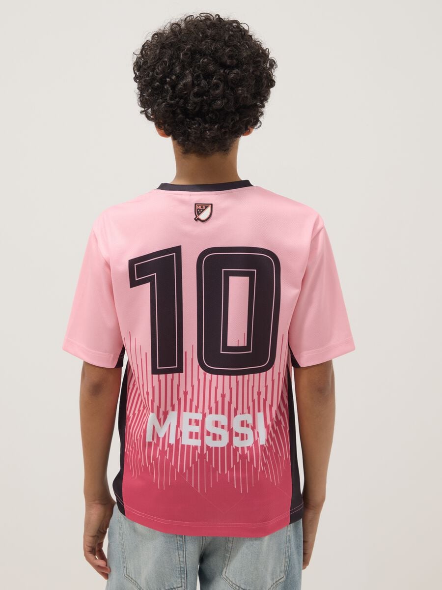 Pink short-sleeved T-shirt with graphic print, regular fit_2