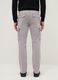 Grey slim fit stretch cotton cargo trousers_2