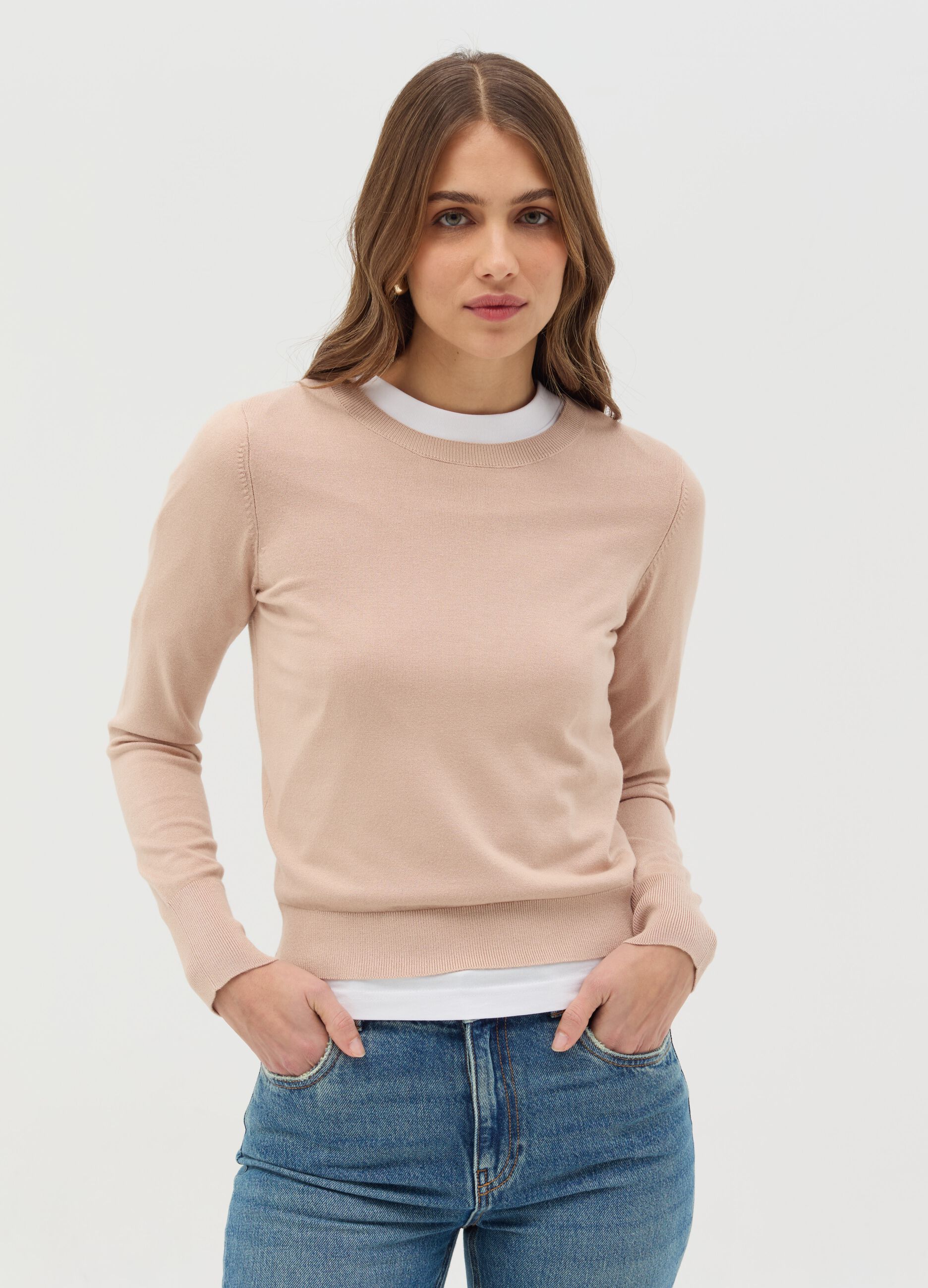 Slim-fit pullover