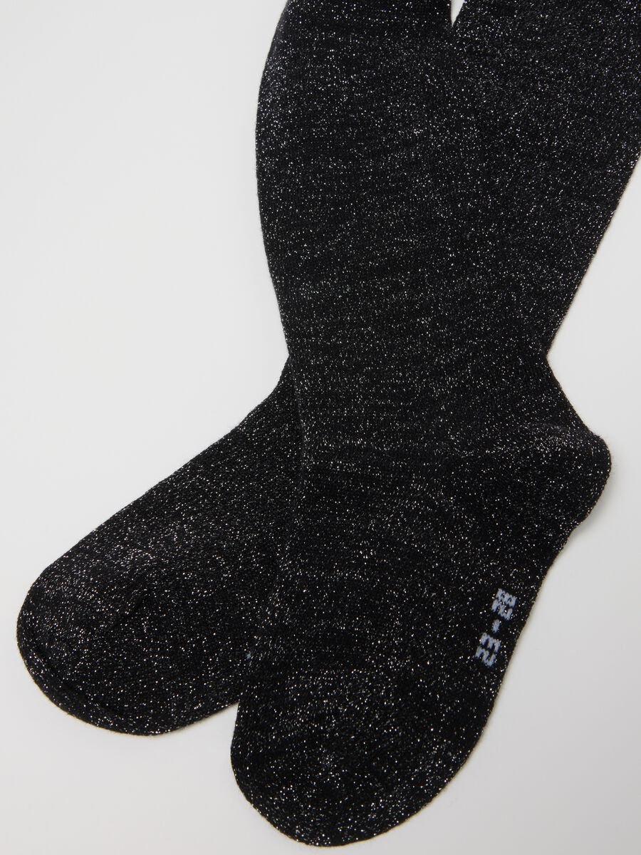 Two-Pack of Long Striped and Glitter Socks_2