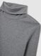 Regular fit grey turtleneck jumper_5