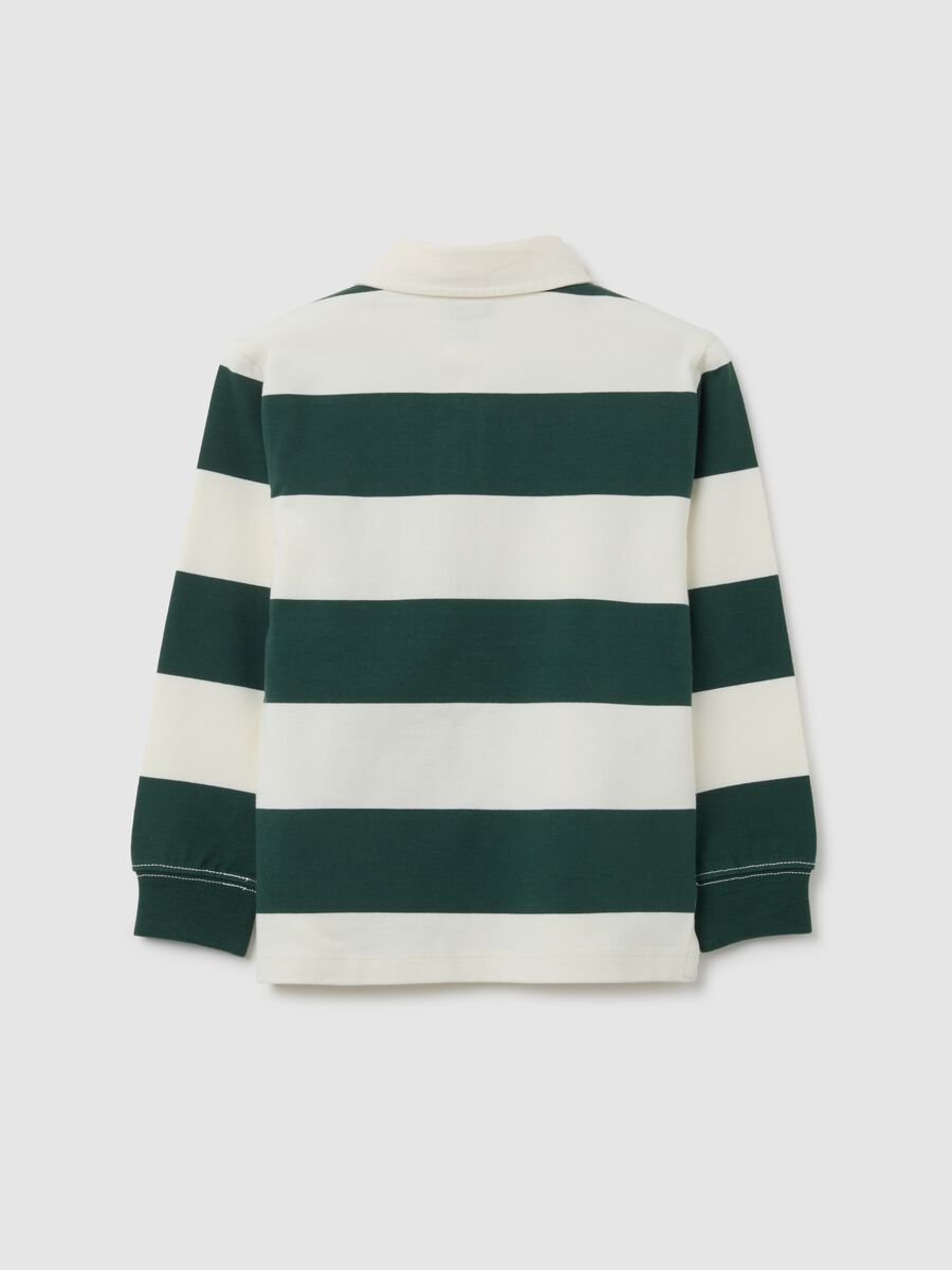Polo da bambino in puro cotone multicolor regular fit_1