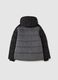 Grey padded regular fit boy's jacket_1