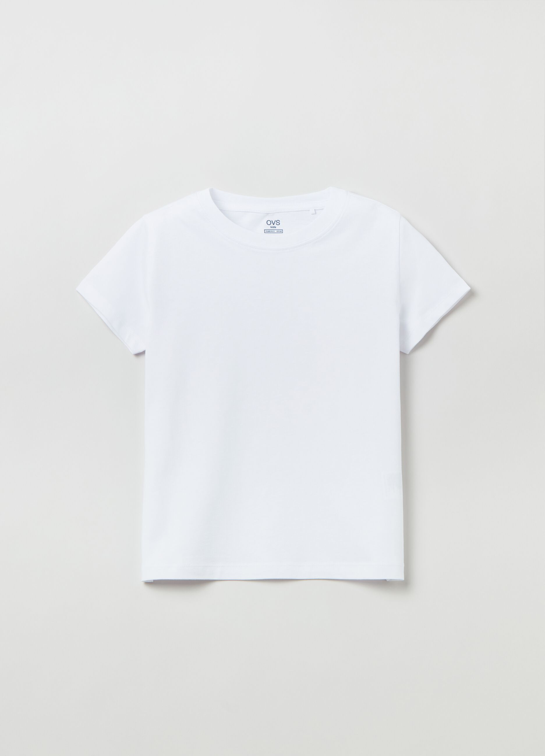 T-shirt in cotone tinta unita_0
