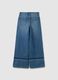 Girls' Pure Cotton Denim Wide Leg Jeans_4