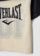 Beige kids&rsquo; short-sleeve V-neck oversized T-shirt_3