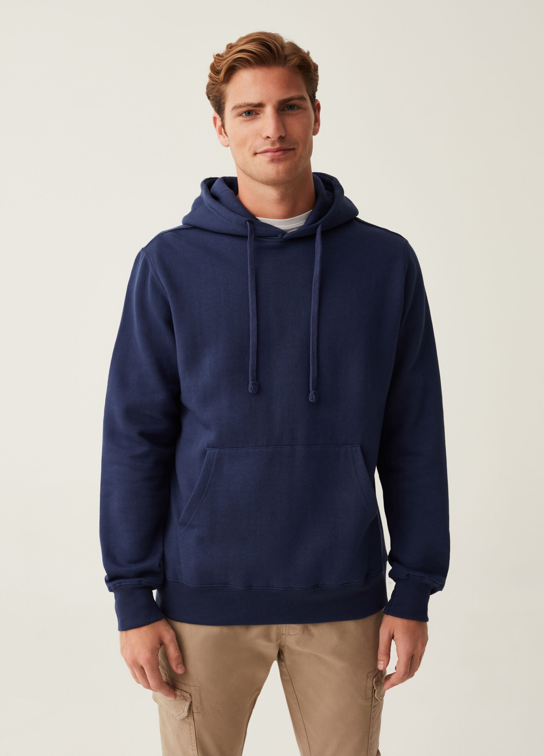 Felpa boxy fit con cappuccio_1
