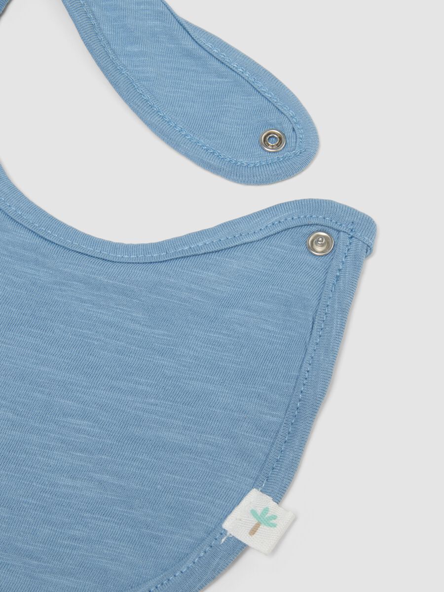 Pack of newborn multi-colour pure cotton bibs_2