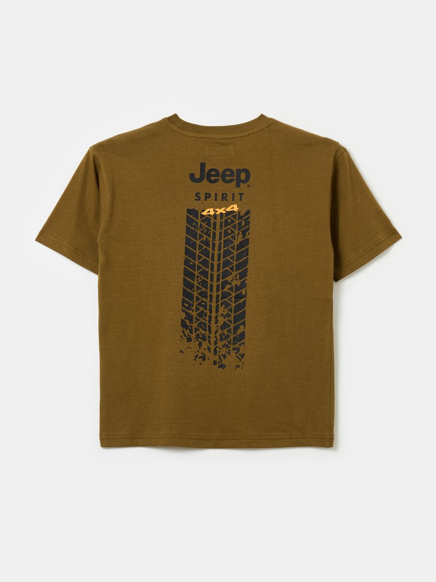T-shirt in cotone con stampa Jeep_1