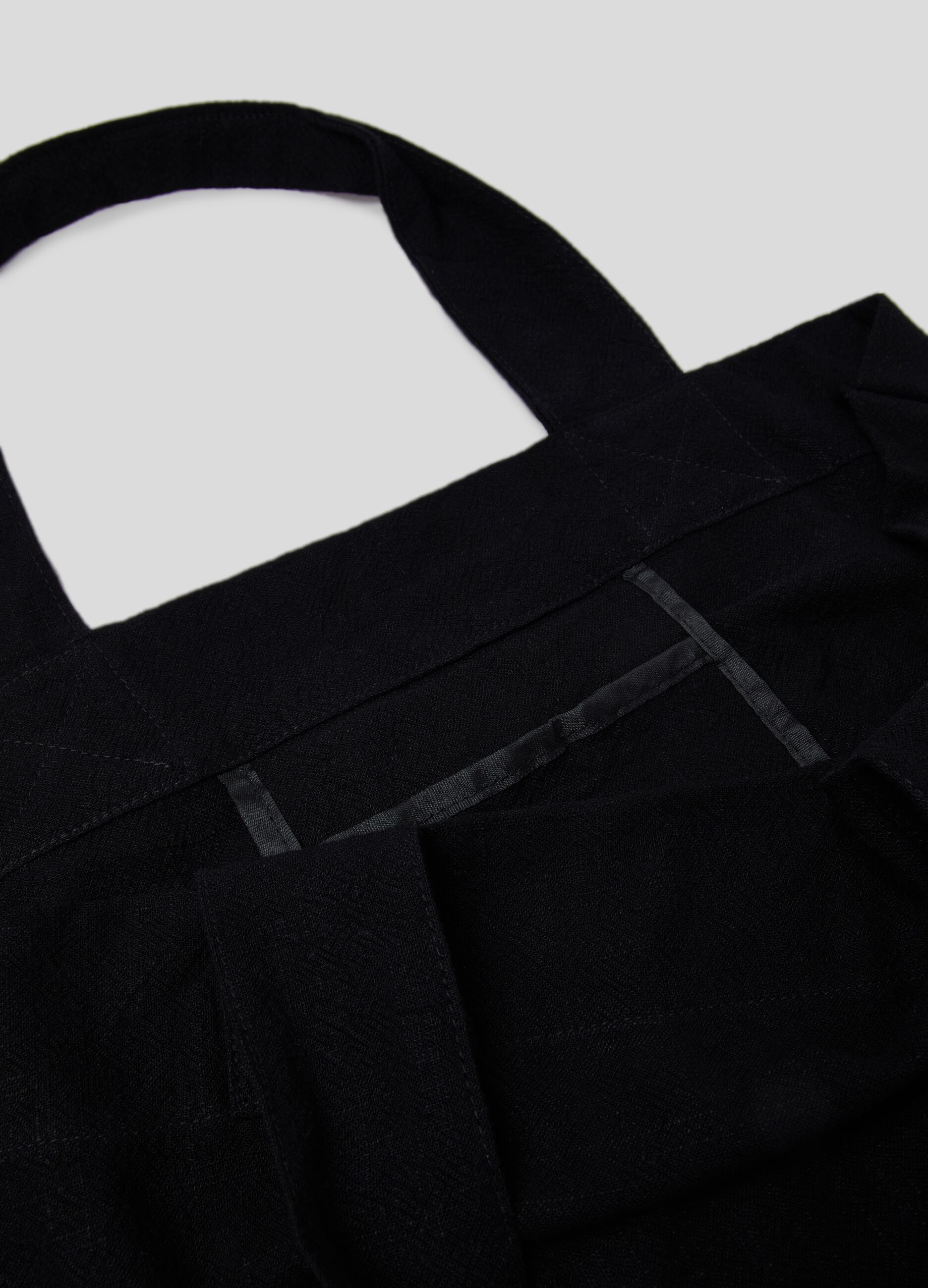 LESS IS BETTER Borsa shopper in lino e cotone