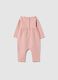 Baby girl's pink pure cotton sleepsuit_1