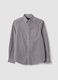 Camicia bianca in popeline di puro cotone a righe regular fit_5