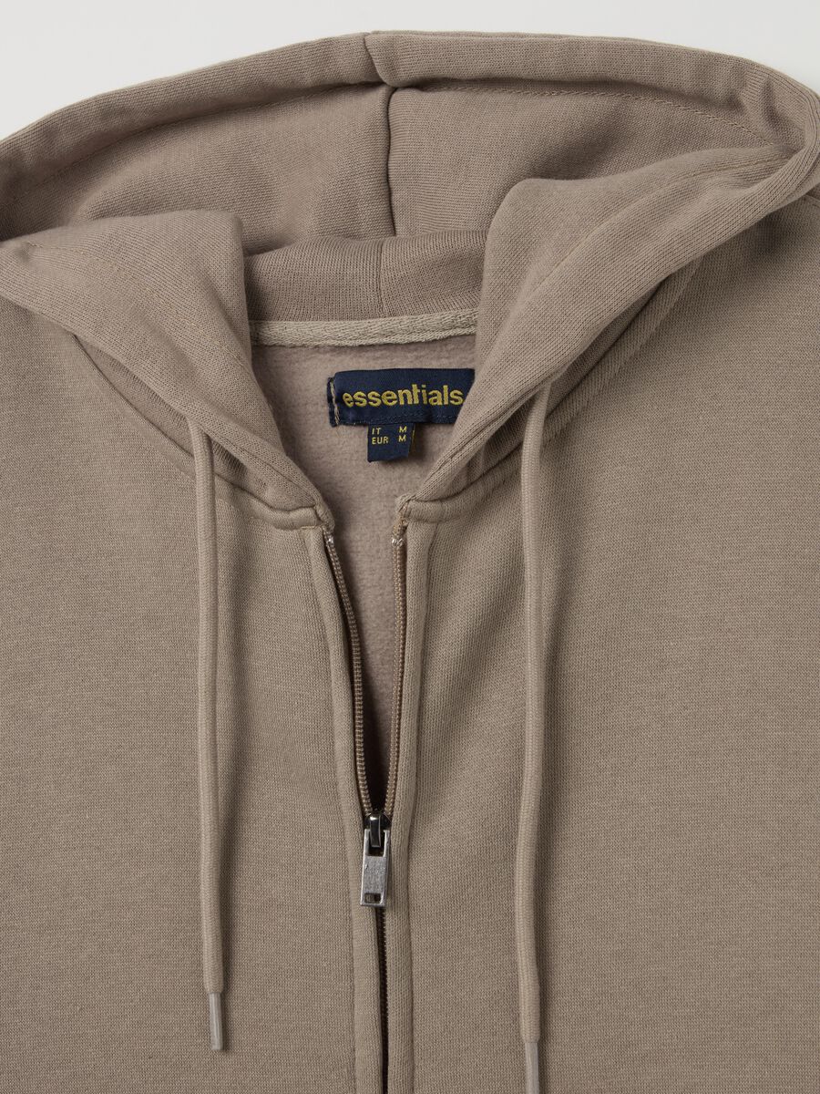 Essential full-zip sweatshirt with hood_5