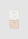 Bipack di body beige e bianco in cotone organico a maniche corte per bimbo_2