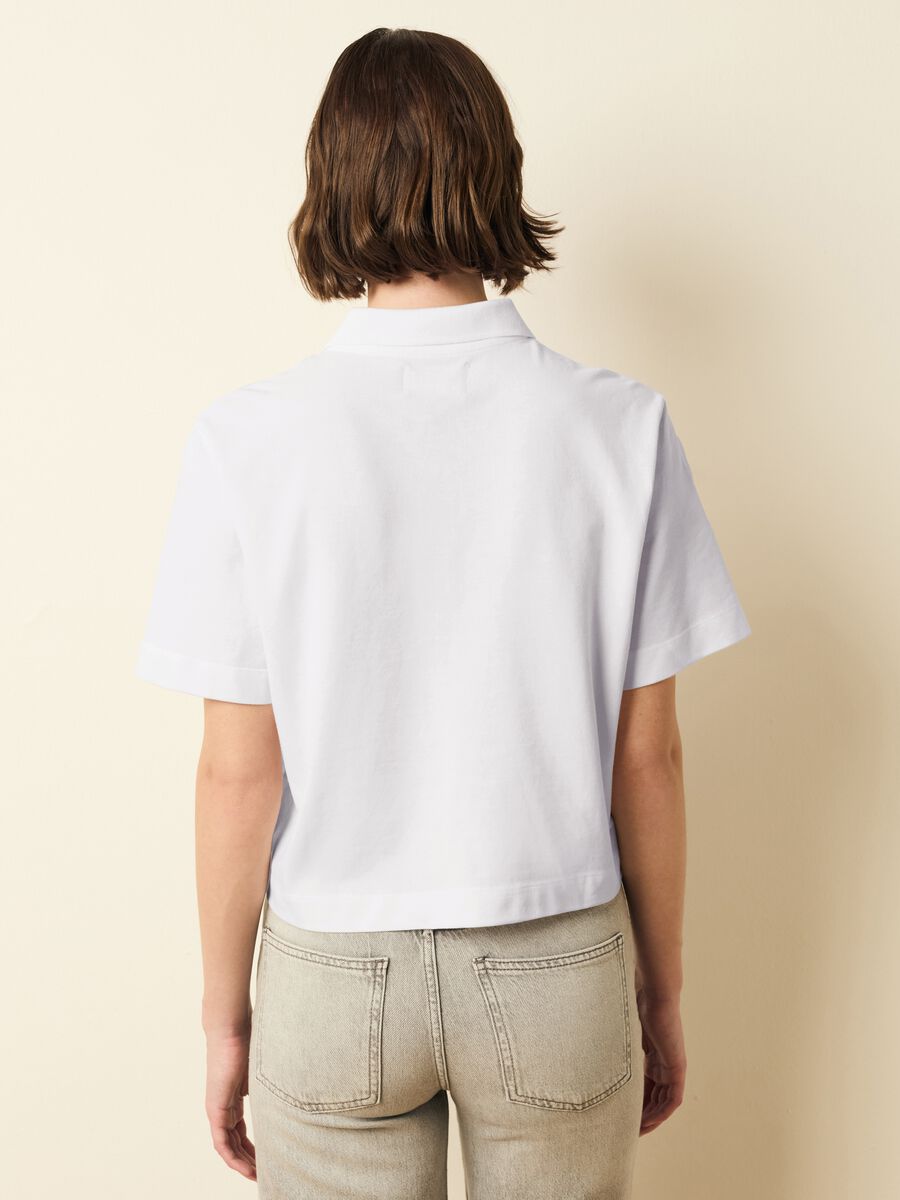 Polo shirt in solid colour piquet_3