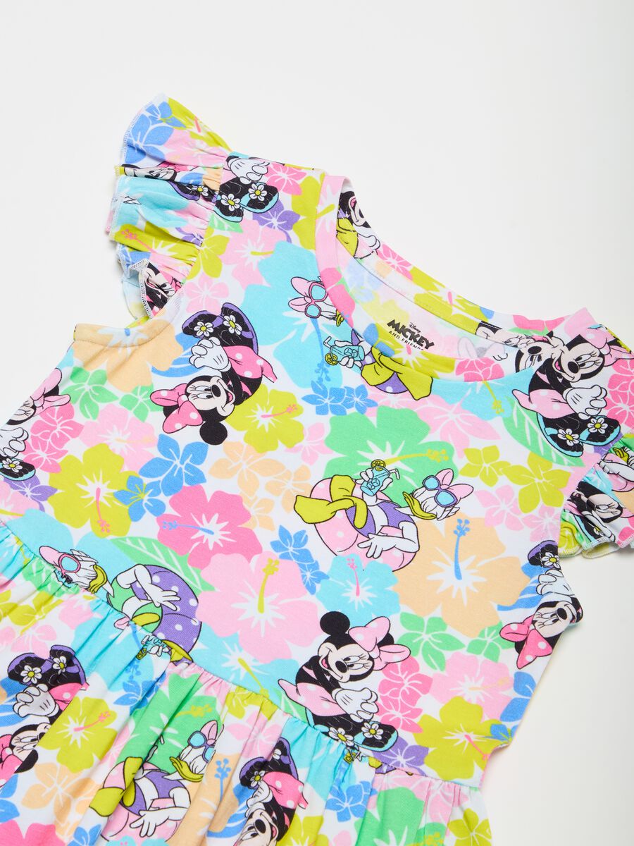 Vestito con stampa Minnie e Paperina_2