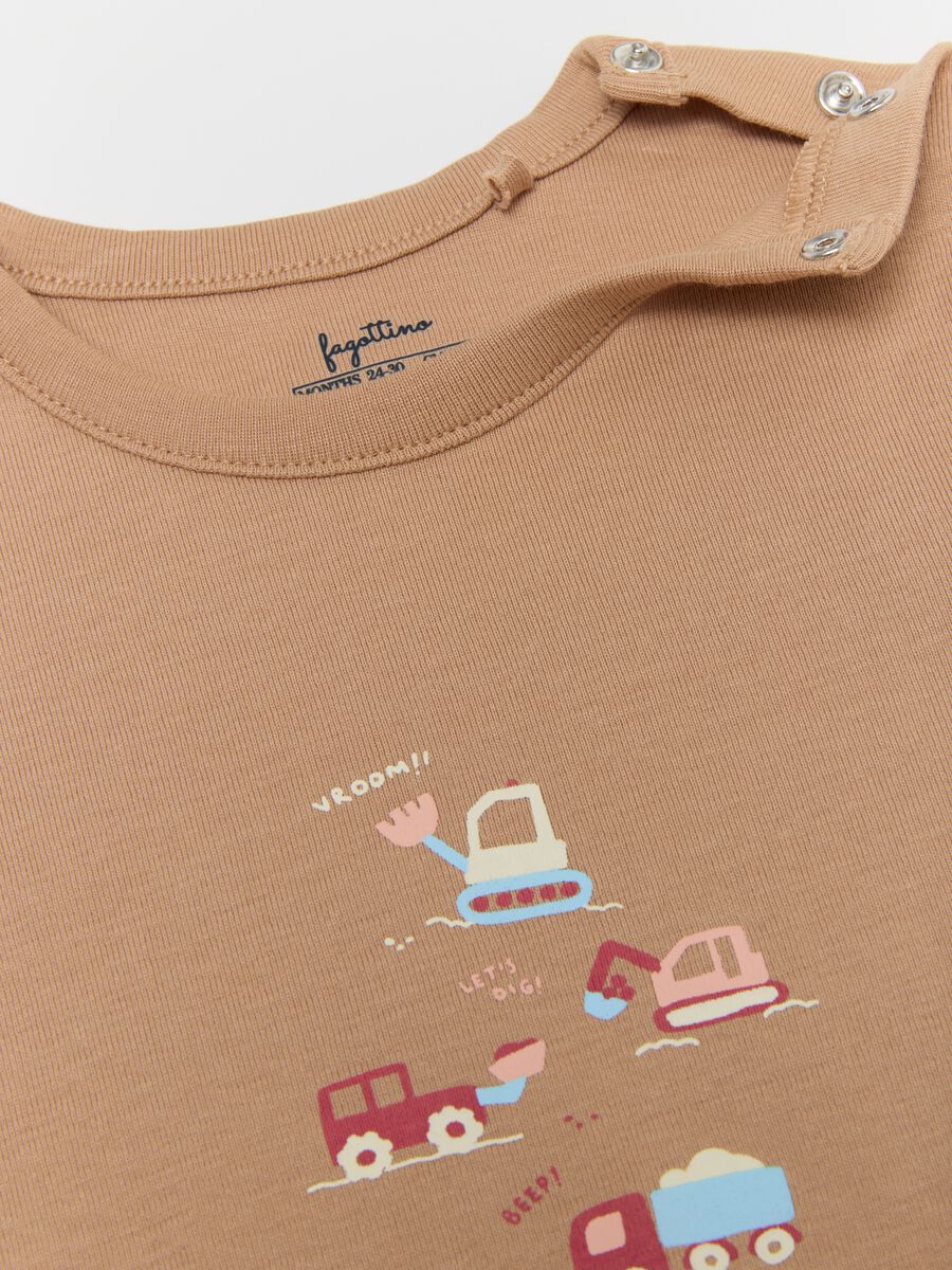 Baby's multicolour t-shirt twin pack in pure cotton regular fit_2