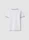White pure cotton short sleeve polo shirt for children with regular fit_1