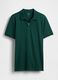 Green short-sleeve stretch polo shirt_3