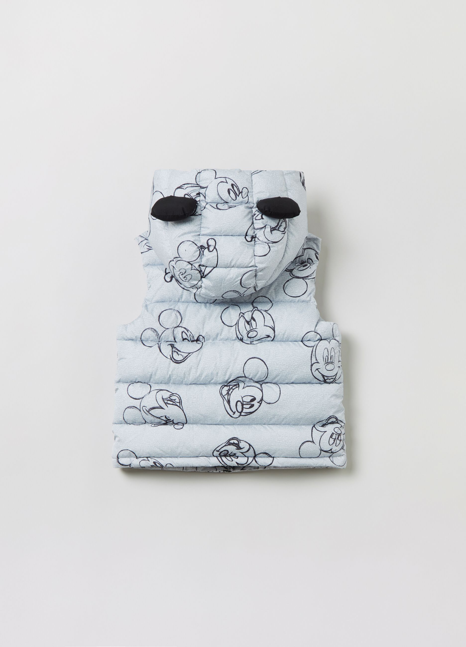 Gilet trapuntato con stampa Topolino_1